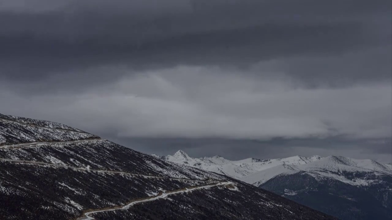 中国西藏自治区林芝地区色季拉山南迦巴瓦峰视频素材