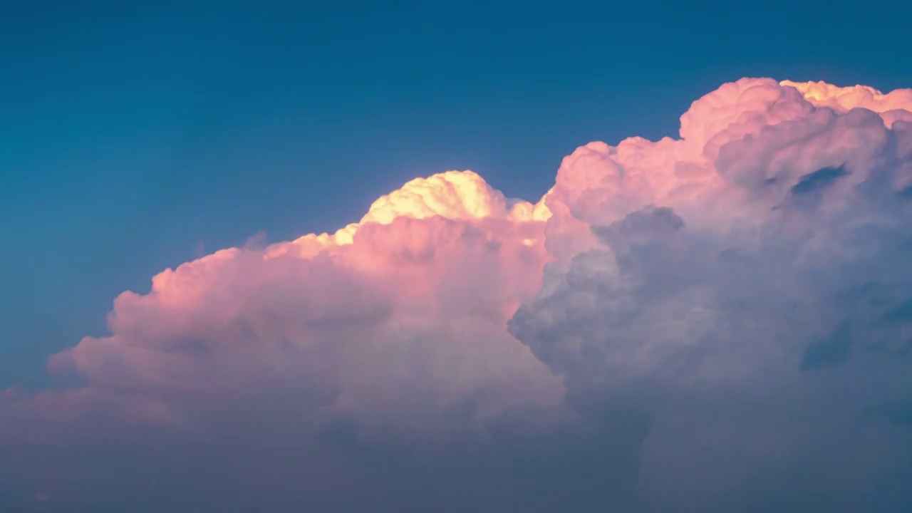 积雨云延时风景视频素材