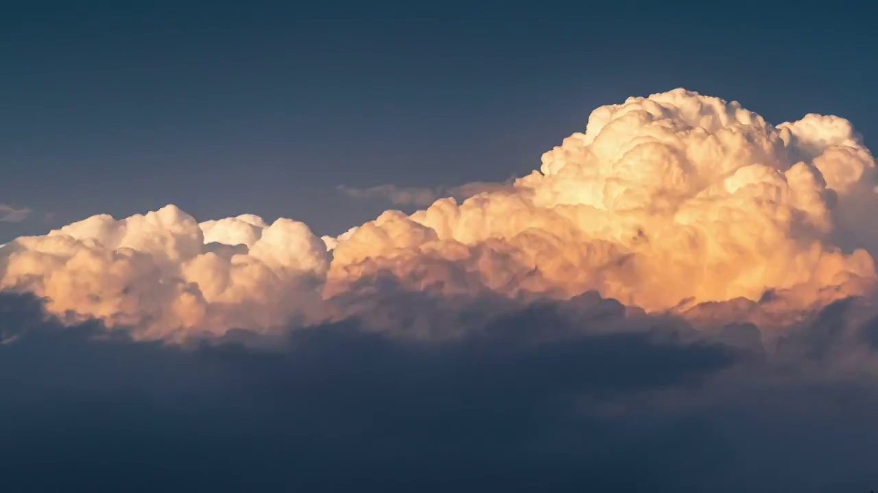 积雨云延时风景视频素材