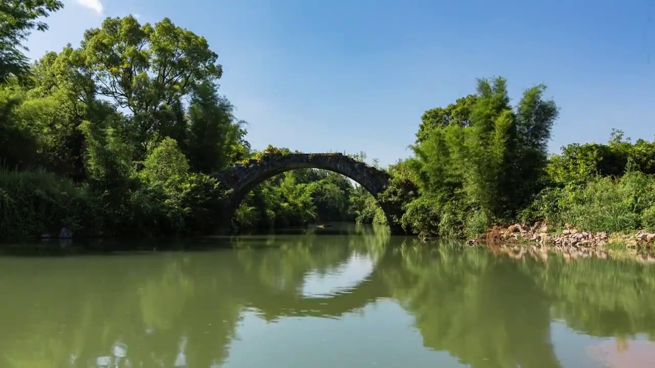 桂林竹橋風光视频素材