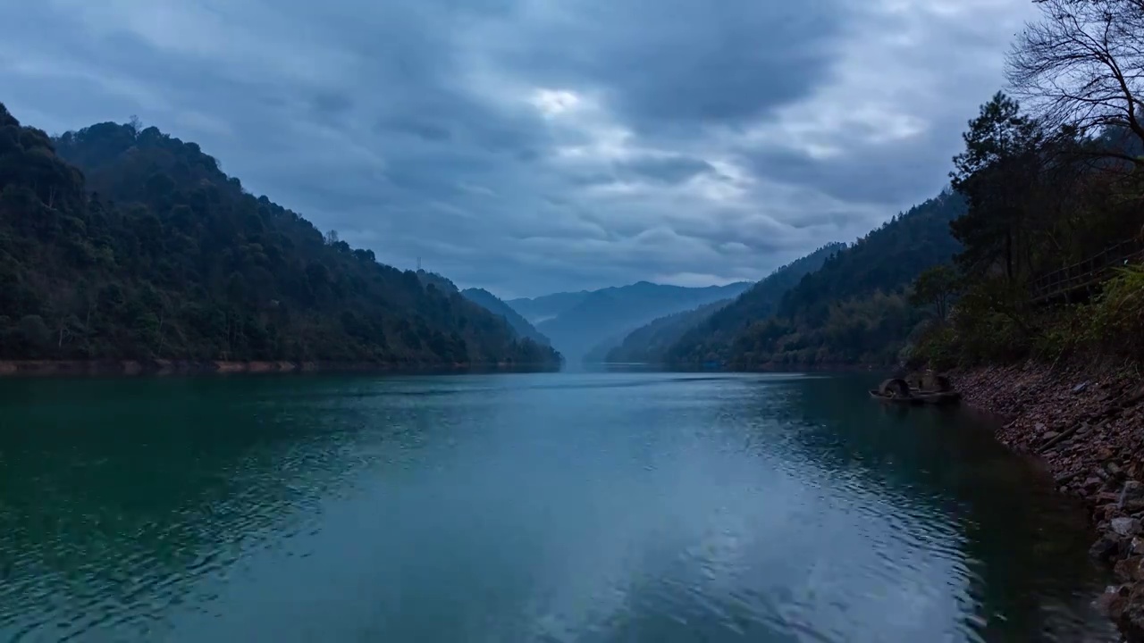 湖南郴州小東江视频素材