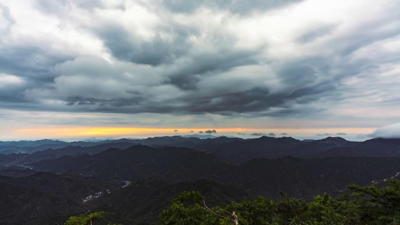 高山云海延时日出视频下载