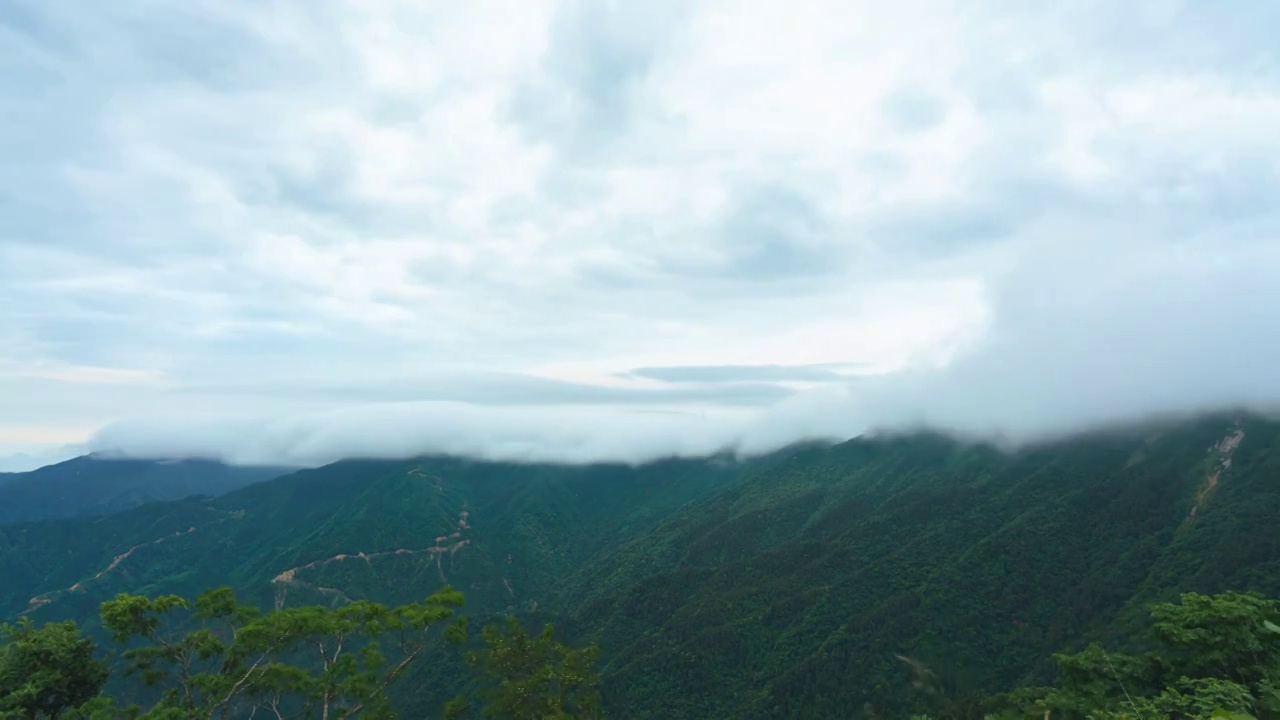 高山云海延时风景视频素材