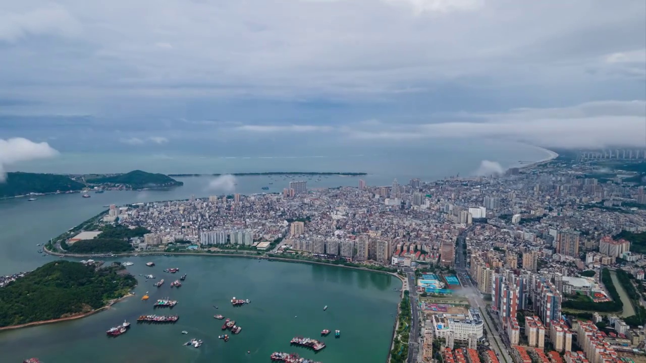 城市风光延时视频素材