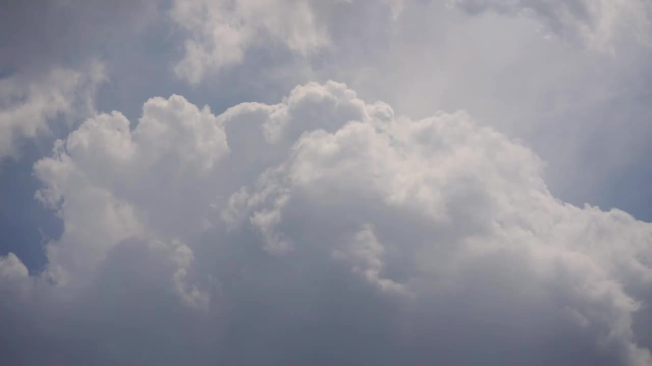 夏季积雨云视频素材