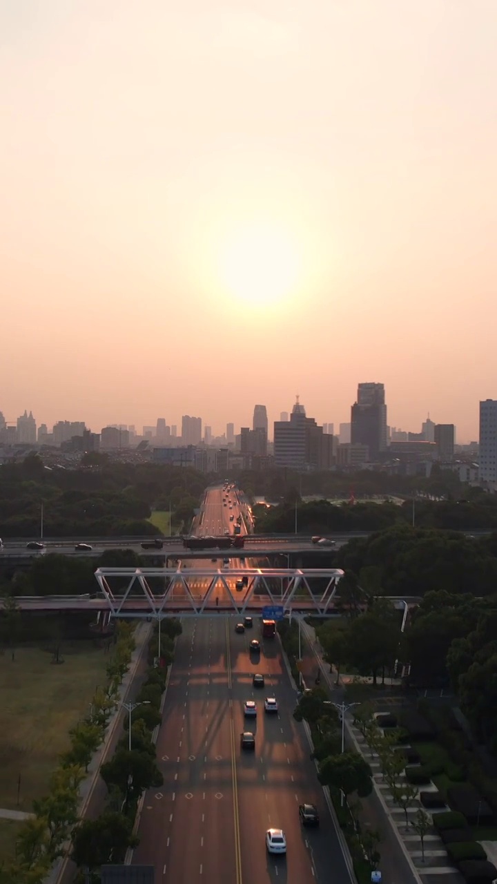 中国江苏省江阴市城市风光视频素材