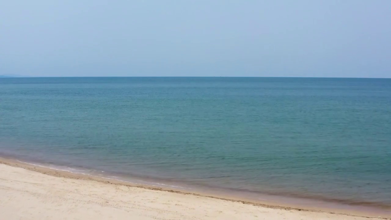 山东荣成那香海海水浴场视频素材