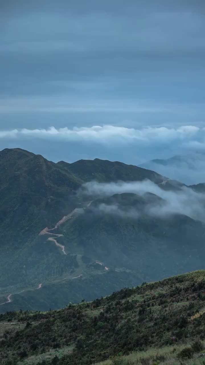 闽南第一高峰云海视频素材