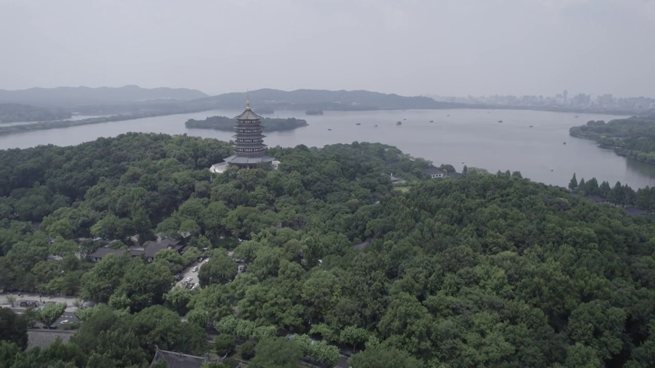 杭州雷峰塔视频素材