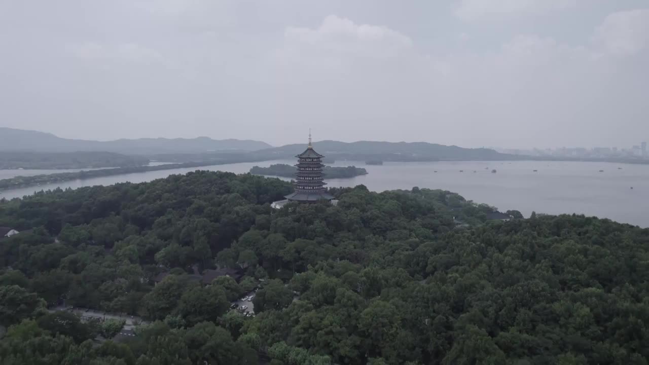 杭州雷峰塔视频素材