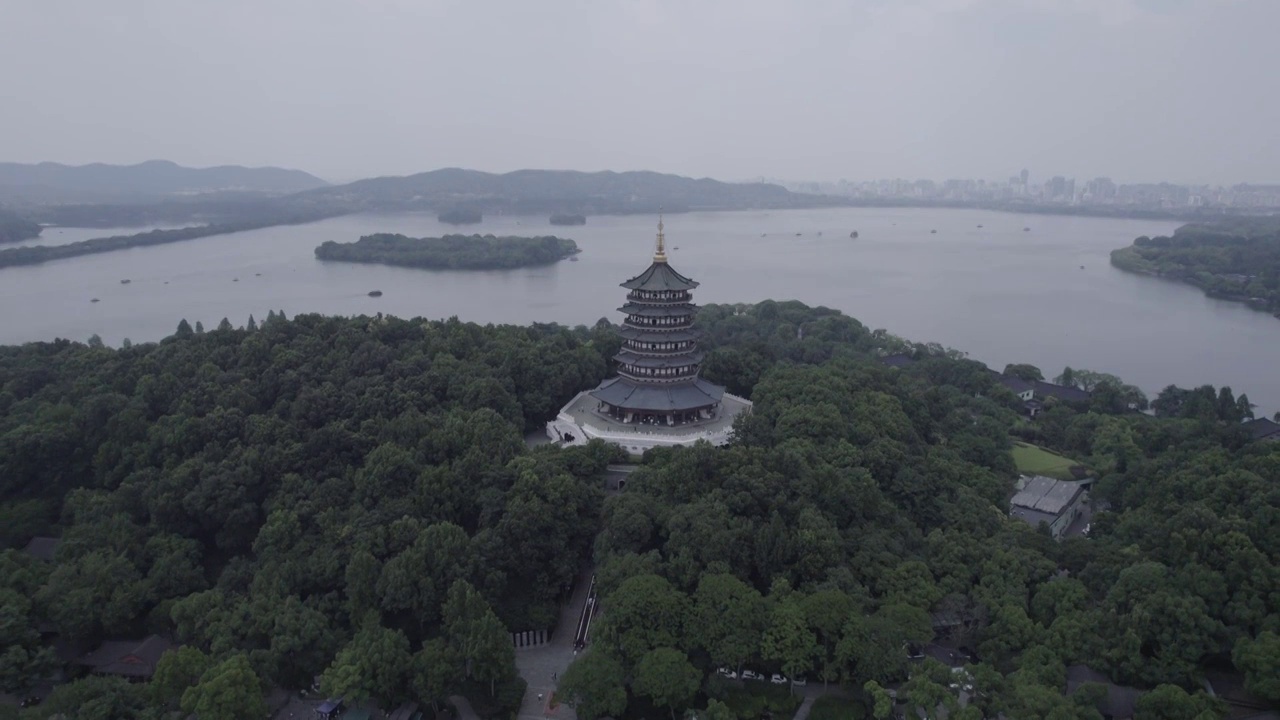 杭州雷峰塔视频素材