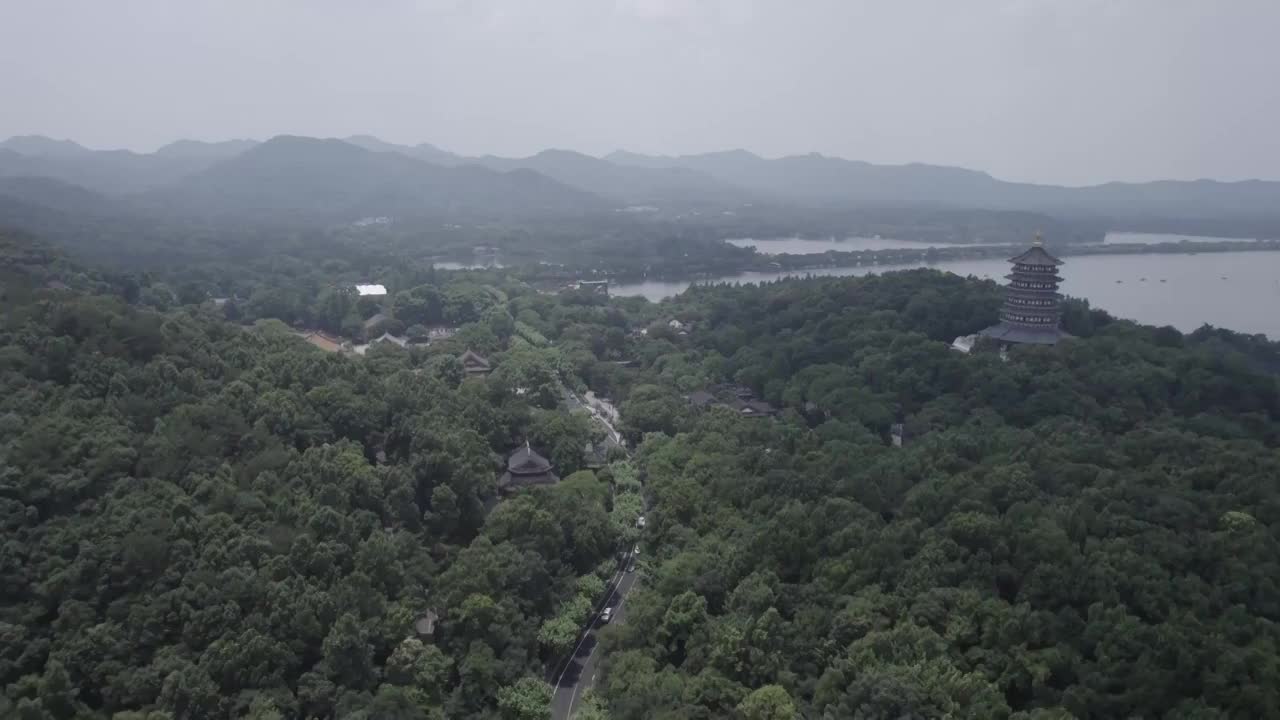 杭州雷峰塔视频素材