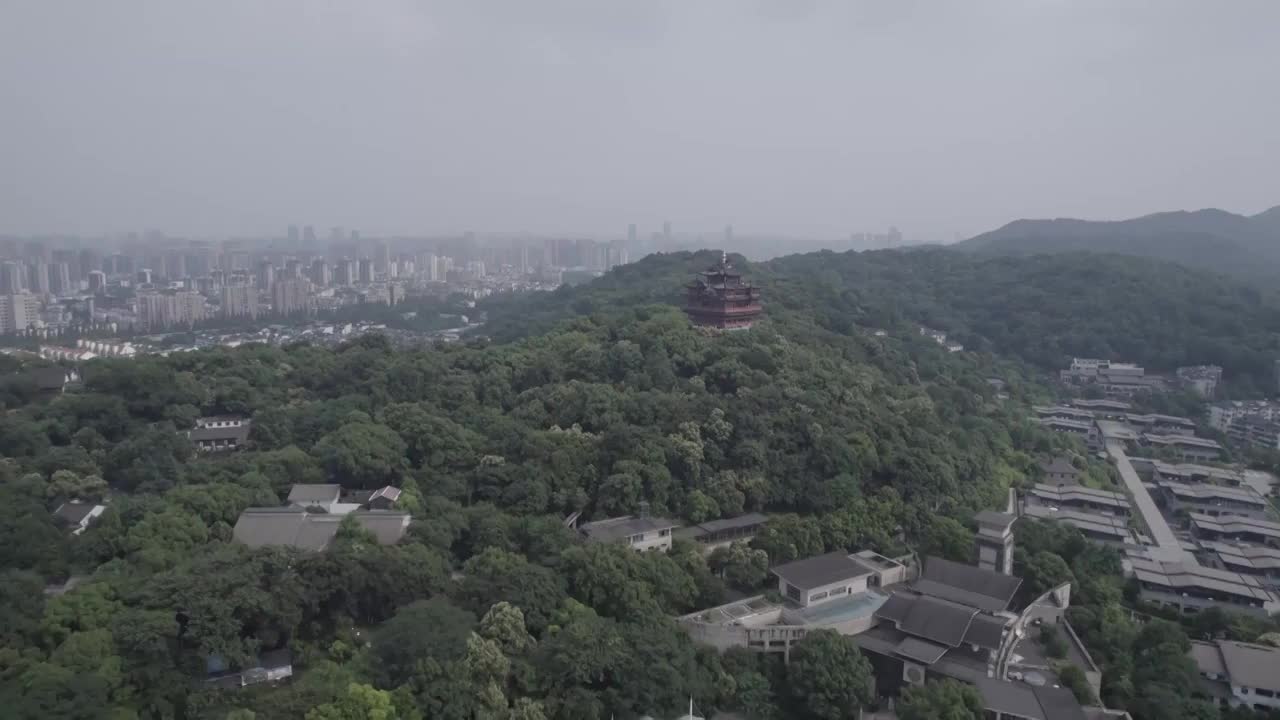 杭州城隍阁视频素材