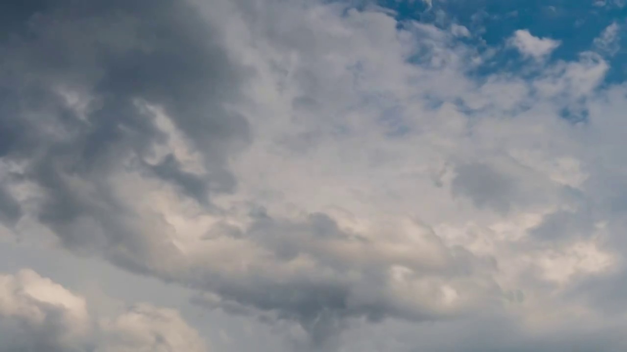 雨乌云延时视频素材