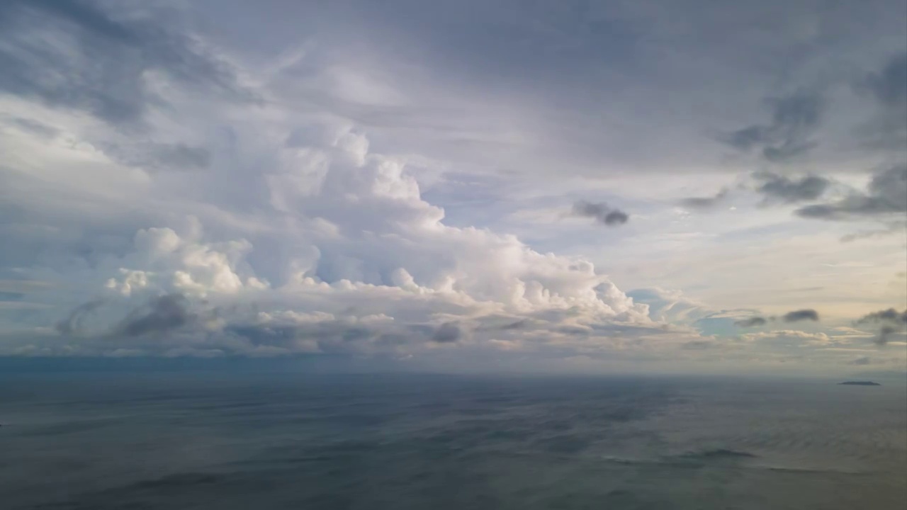 大海天空延时视频素材