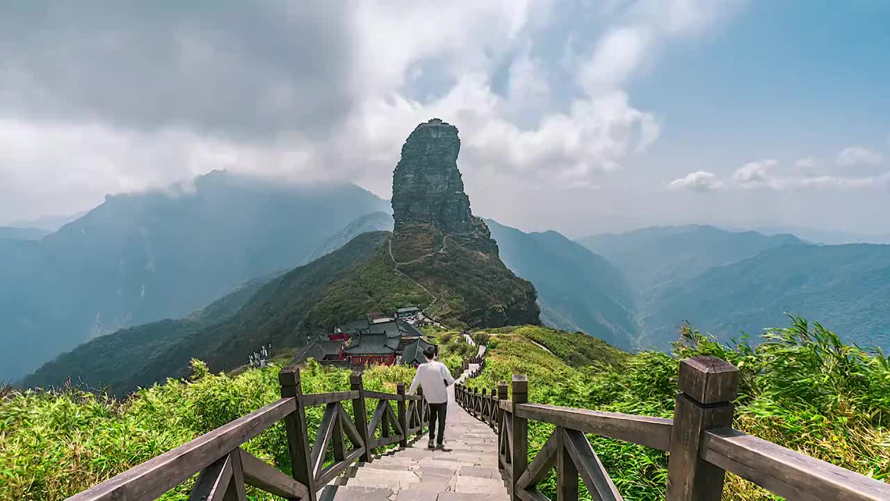 梵净山延时视频素材