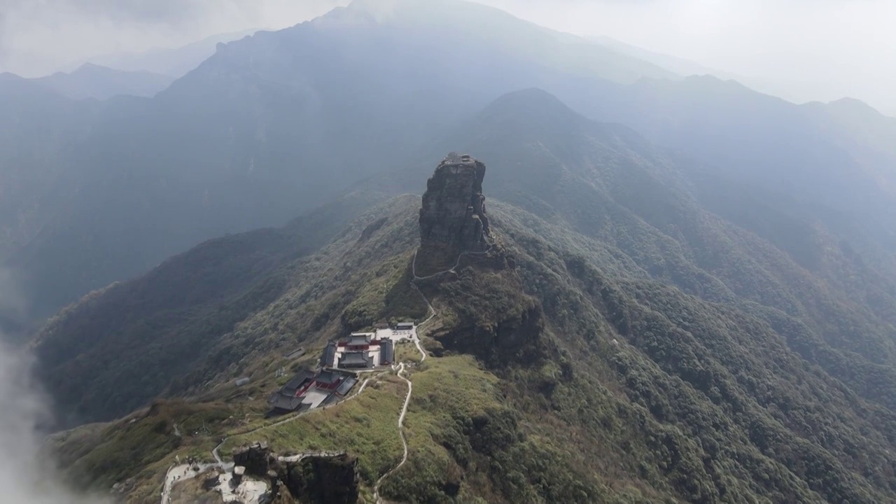 梵净山航拍视频素材