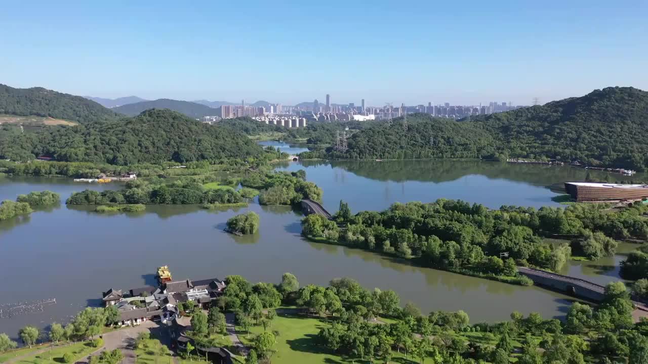 湘湖国家旅游度假区视频素材