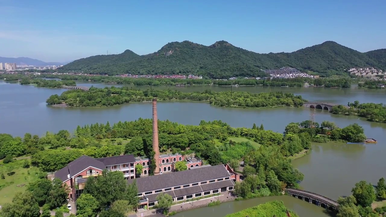 杭州湘湖风光视频素材