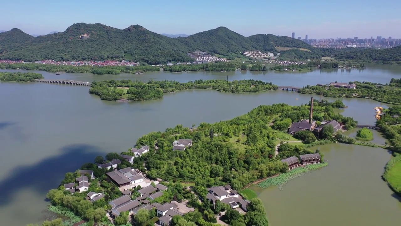 湘湖玛雅岛视频素材