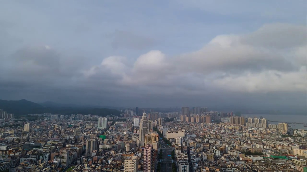 城市天空延时视频素材