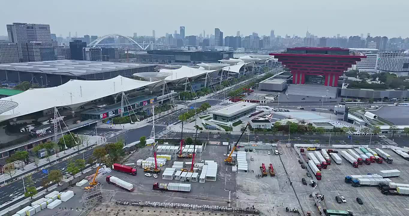 上海空城素材视频下载