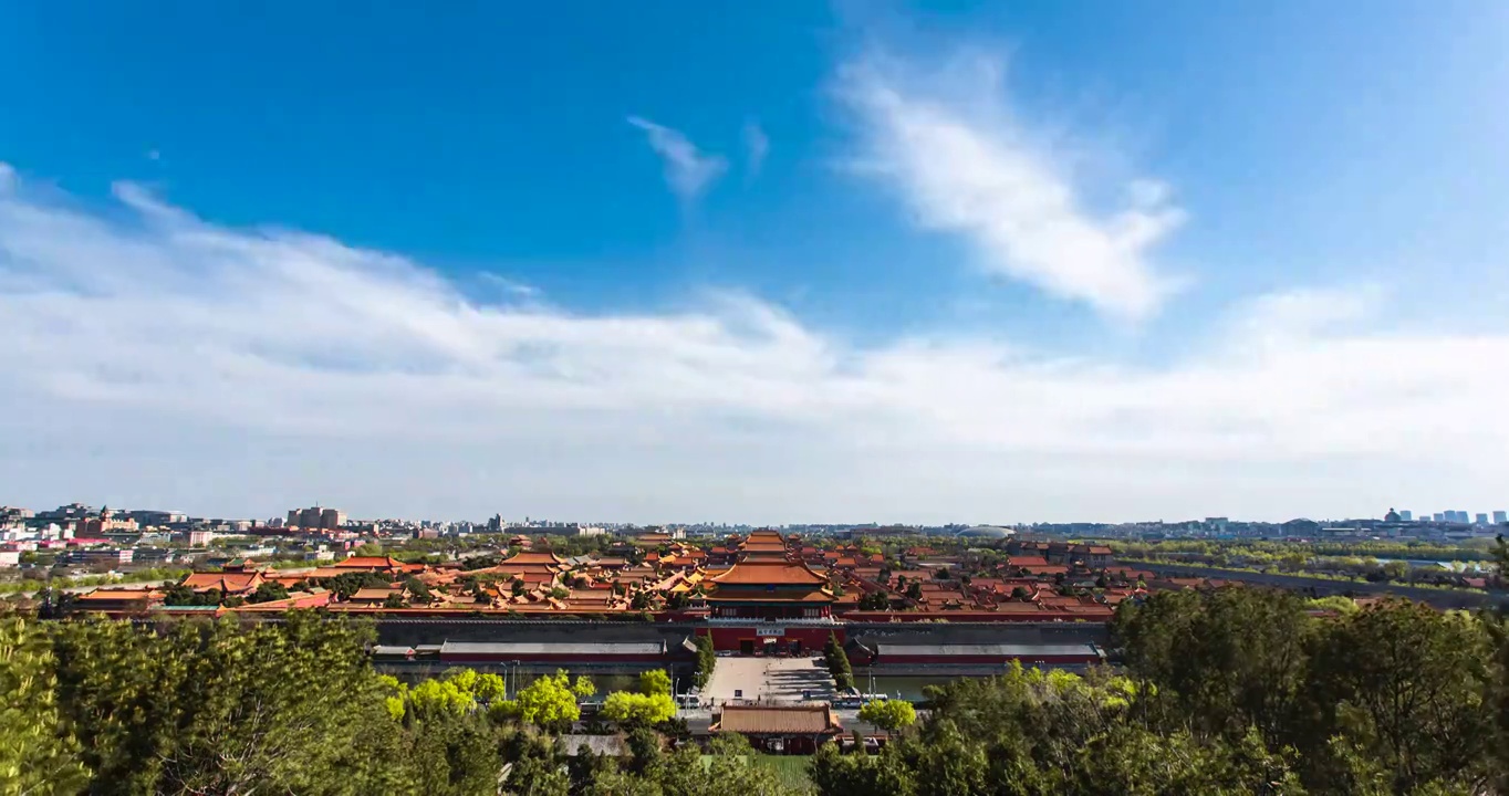 北京故宫全景视频素材