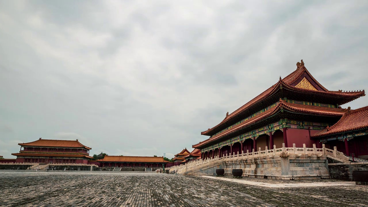 故宫雨后的云视频素材