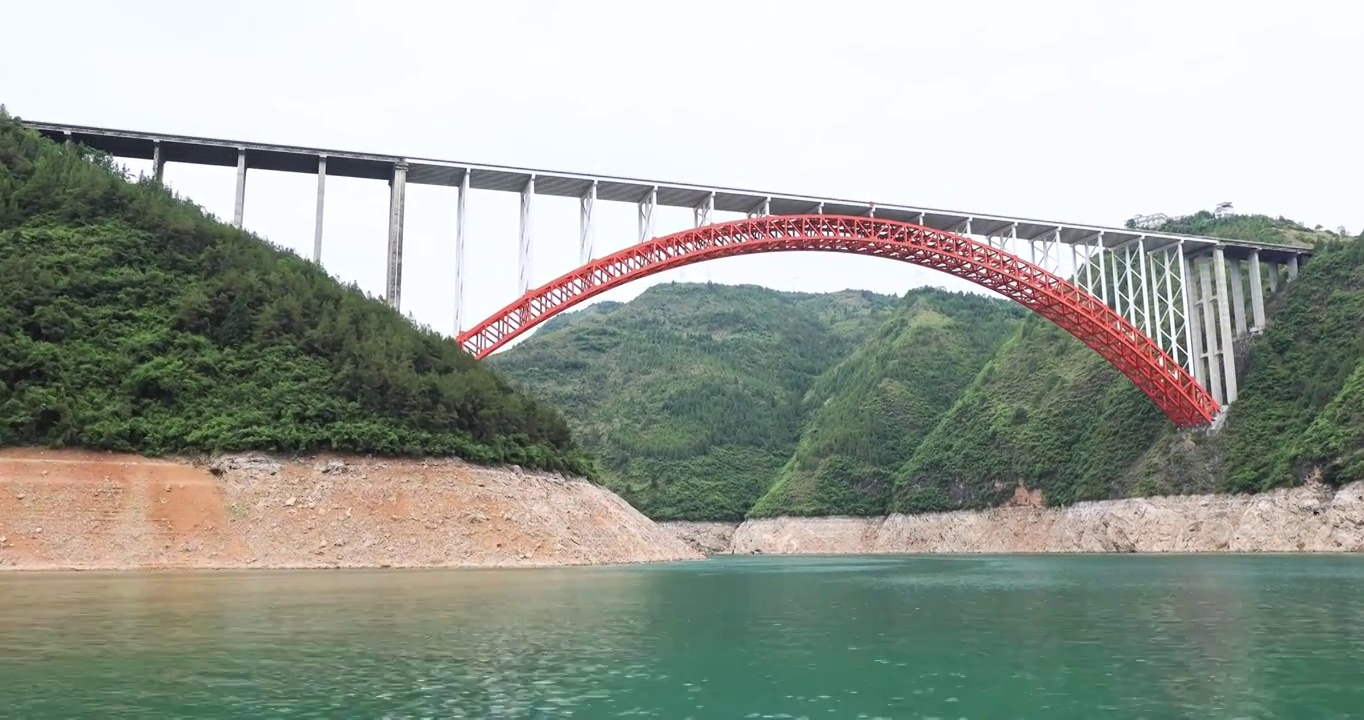 天下绝景国家重点5A级旅游风景区小三峡视频素材