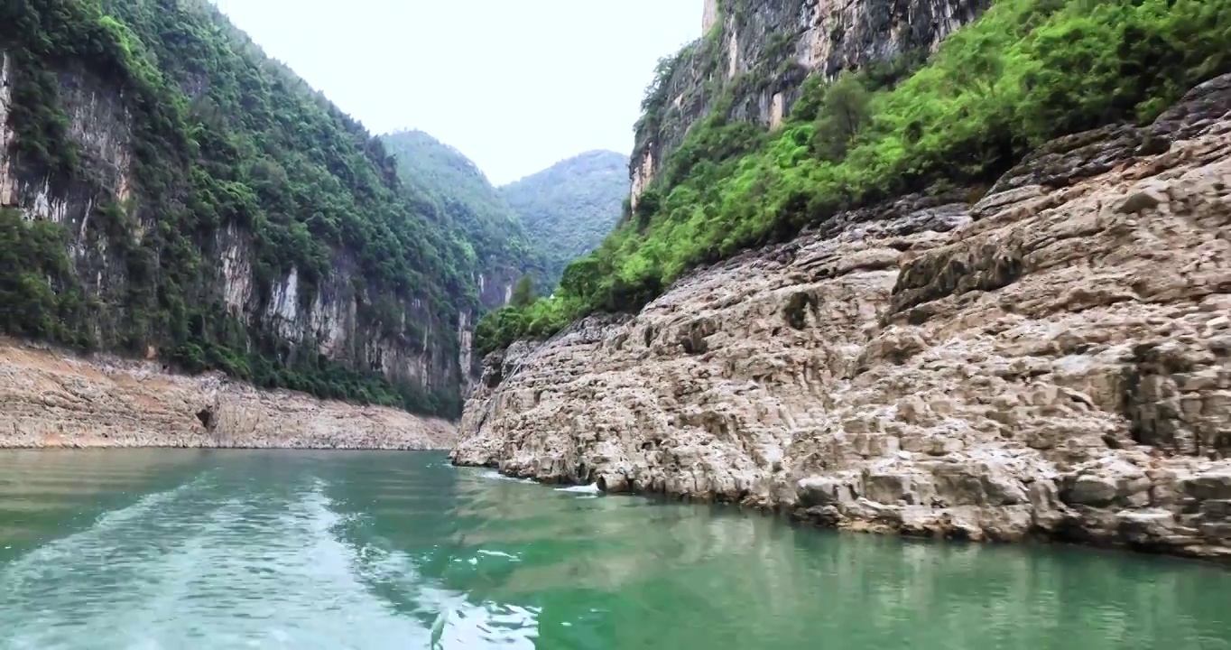 天下绝景国家重点5A级旅游风景区小三峡视频素材