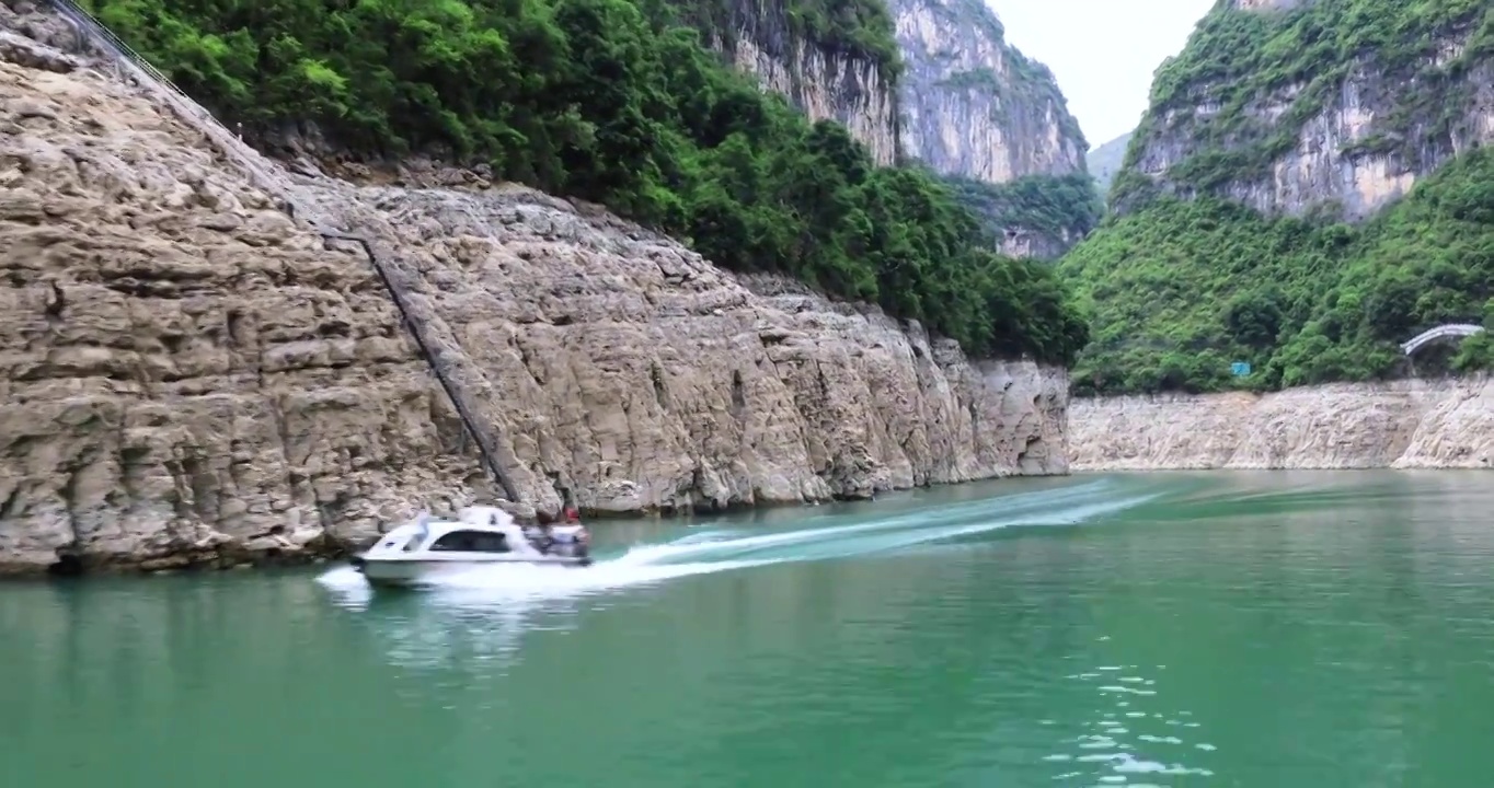 天下绝景国家重点5A级旅游风景区小三峡视频素材