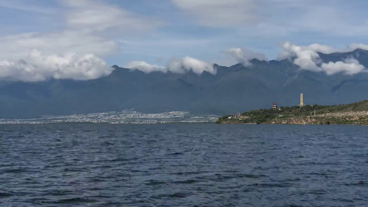 大理苍山洱海建筑延时摄影视频素材