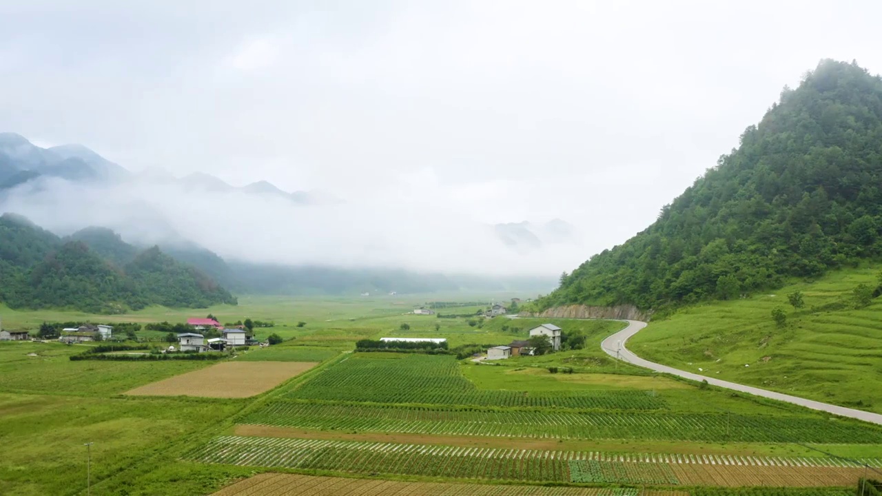 航拍国家森林公园4A级景区重庆红池坝风景区视频素材