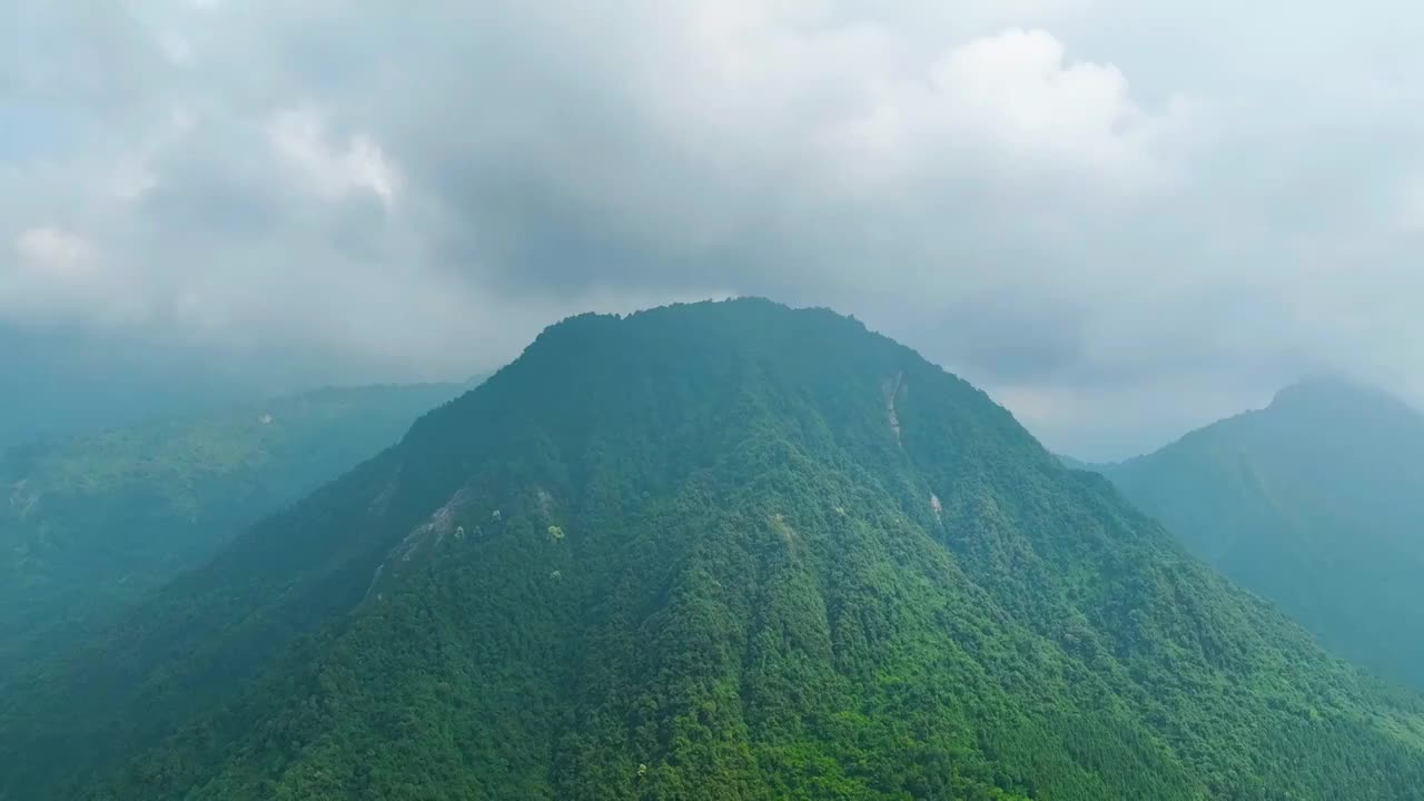 崇州市九龙沟山顶云雾视频素材