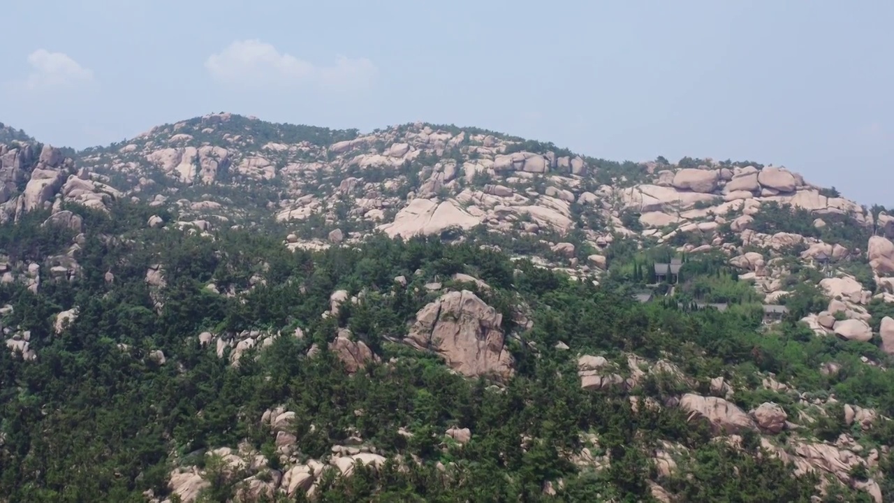 青岛即墨鹤山风景区视频素材