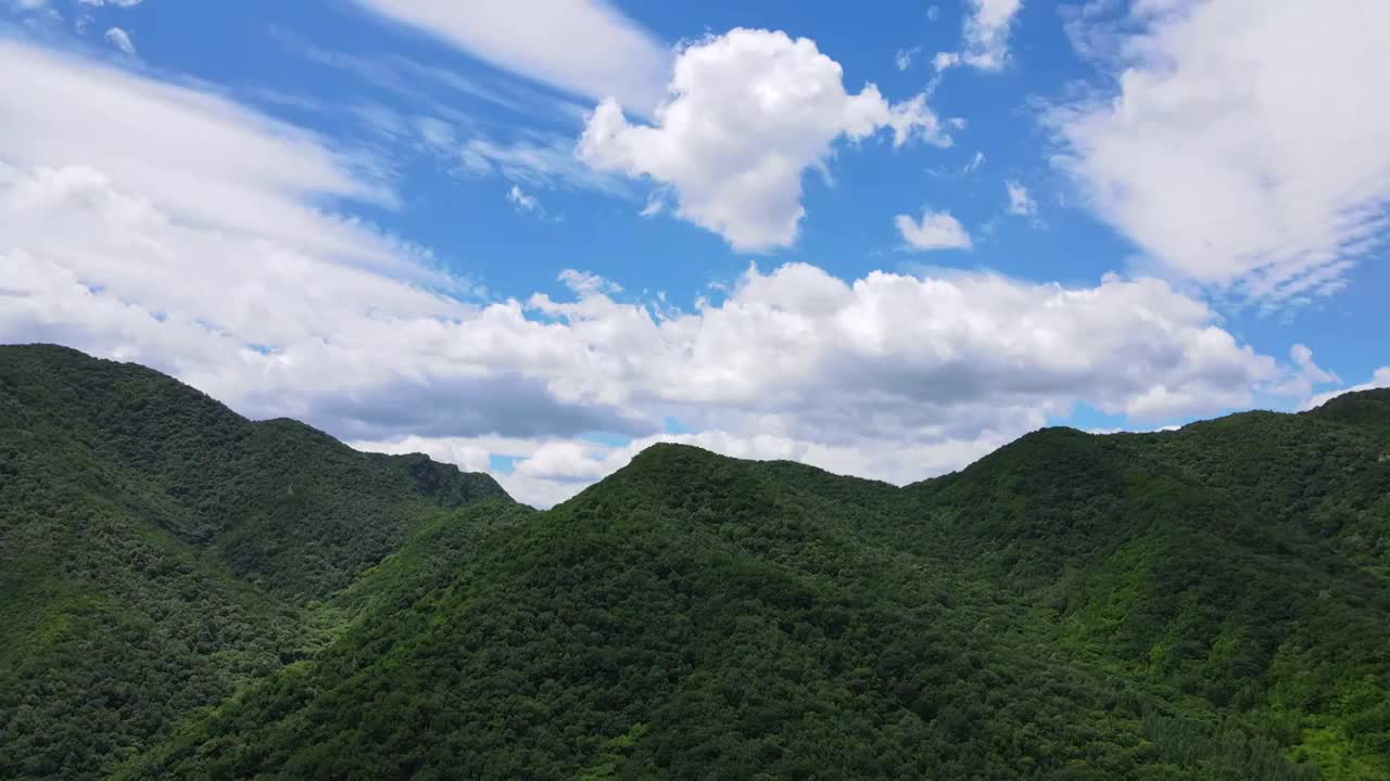 北京门头沟灵山自然风景区东灵山视频素材