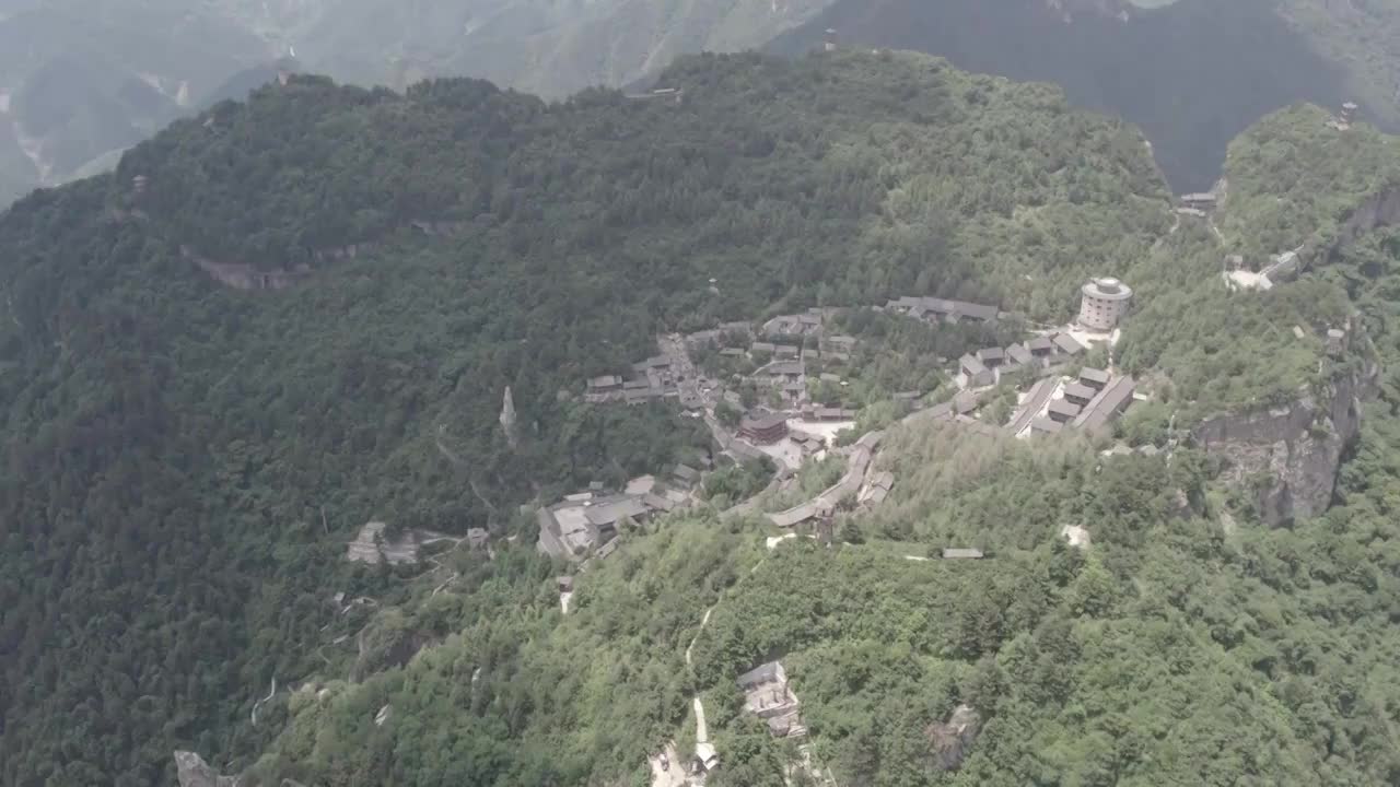 洛阳栾川报犊寨风景区视频素材