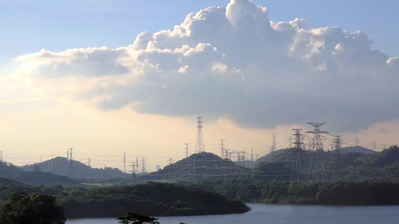 深圳石岩湖湿地公园视频素材