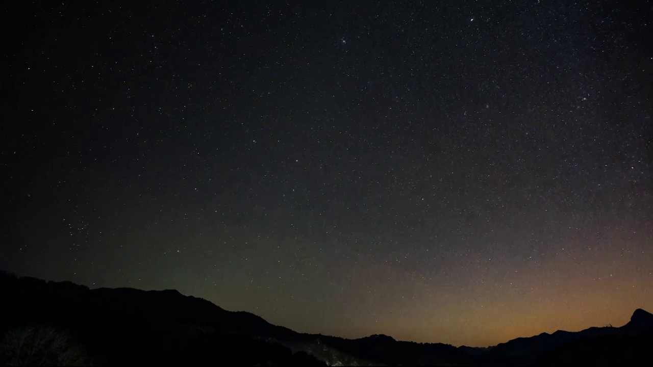 北京顺义双子座流星雨视频素材