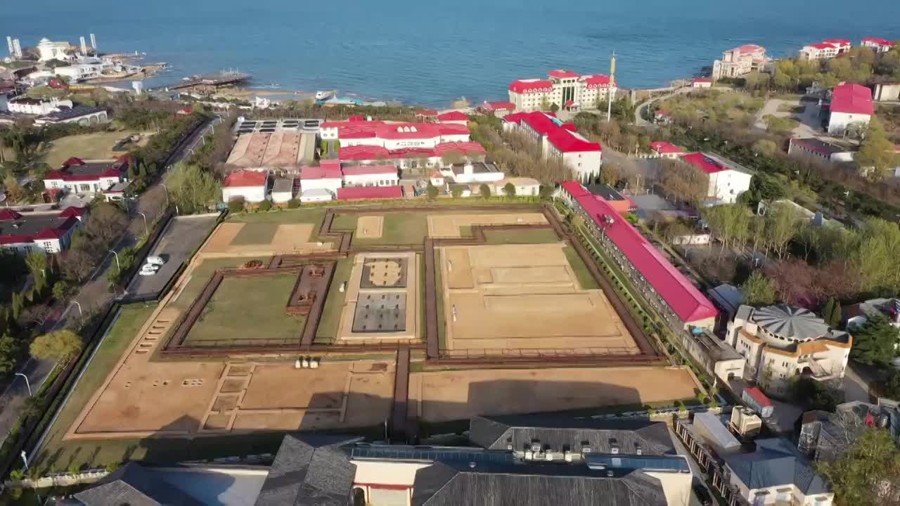 河北省秦皇岛城市海景视频视频素材