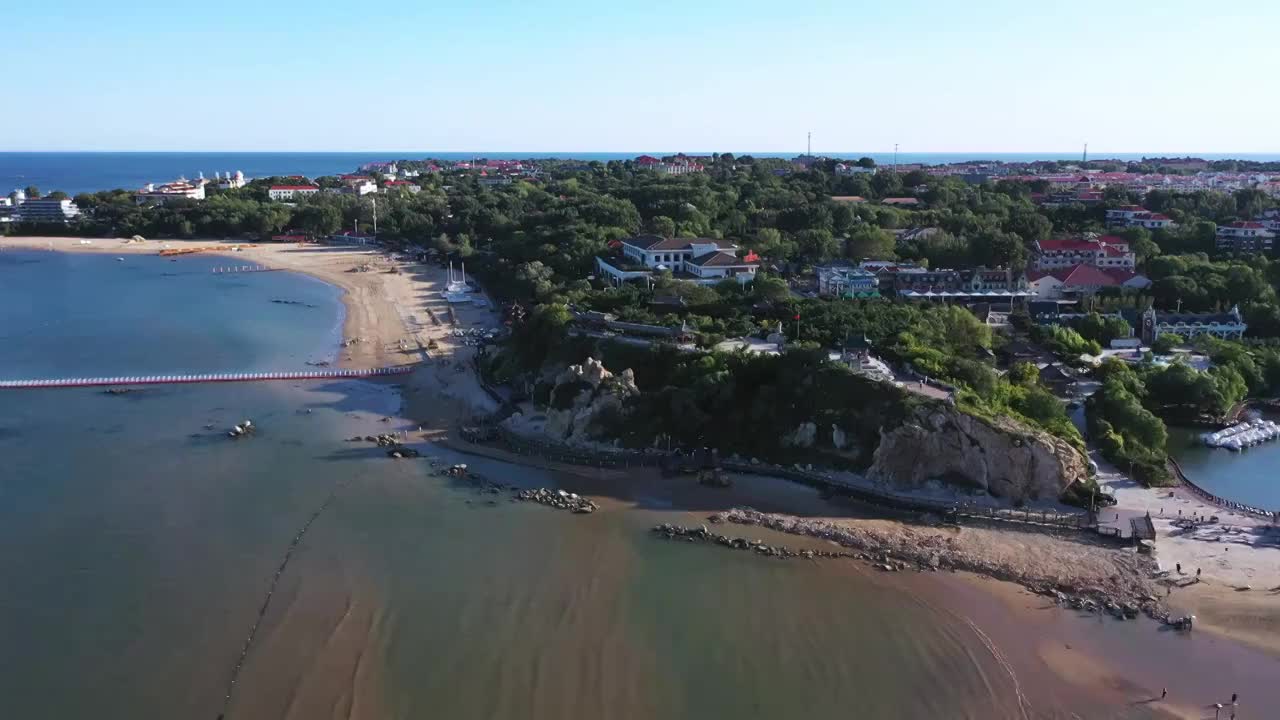 河北省北戴河海滨湿地视频视频素材