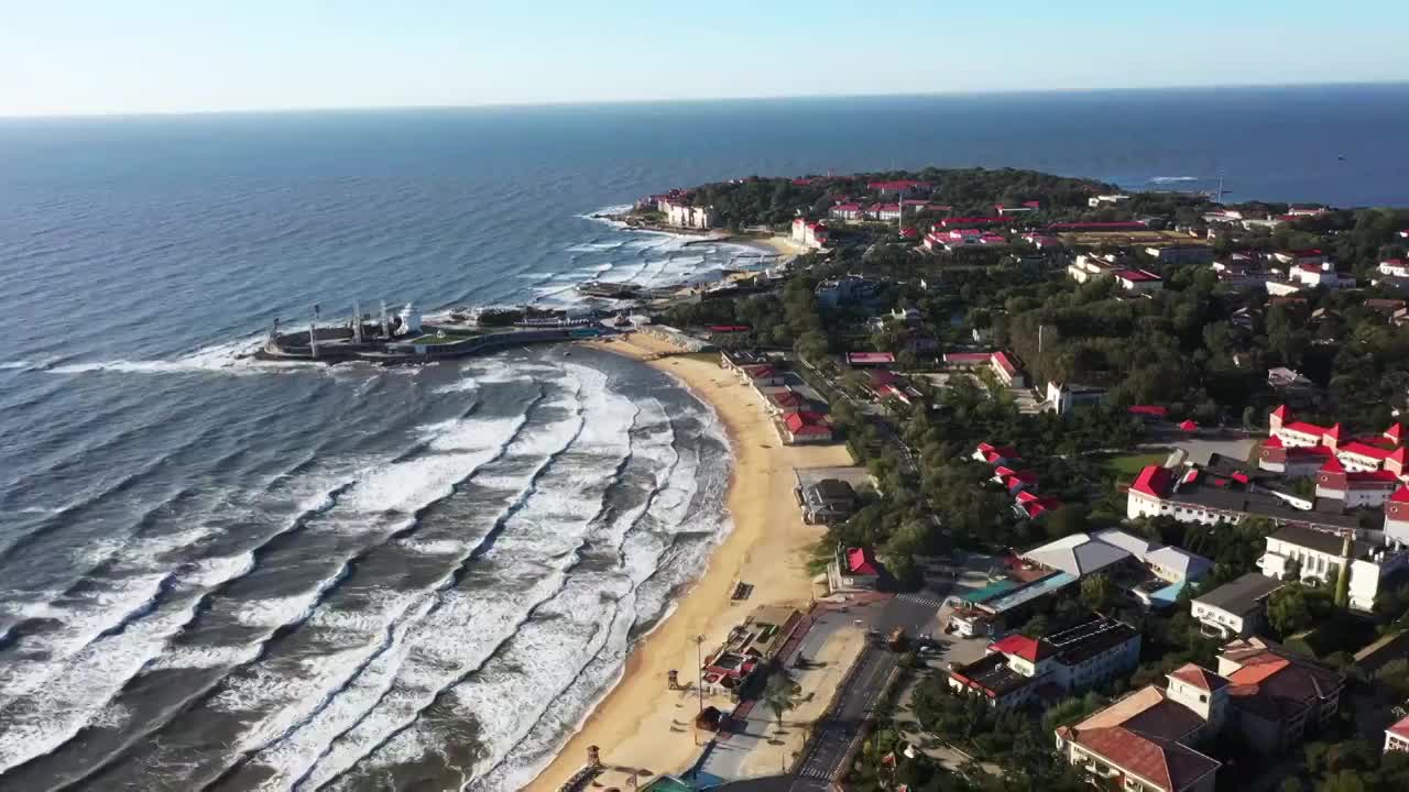 河北省秦皇岛北戴河风光视频视频素材