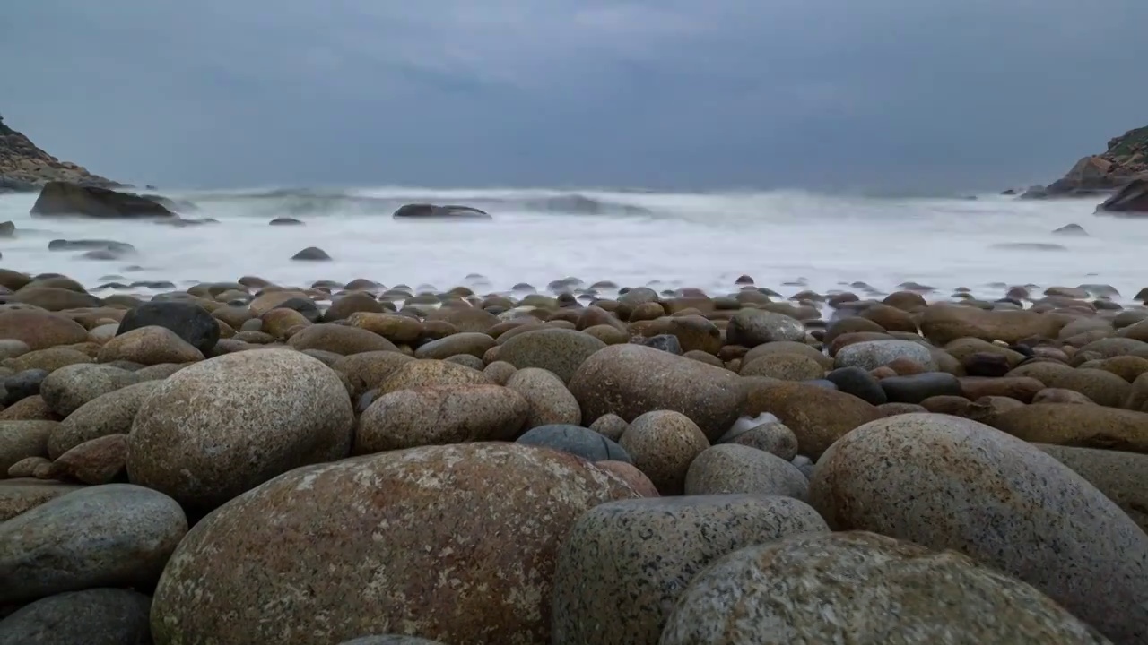 海南萬寧大花角海灘视频素材