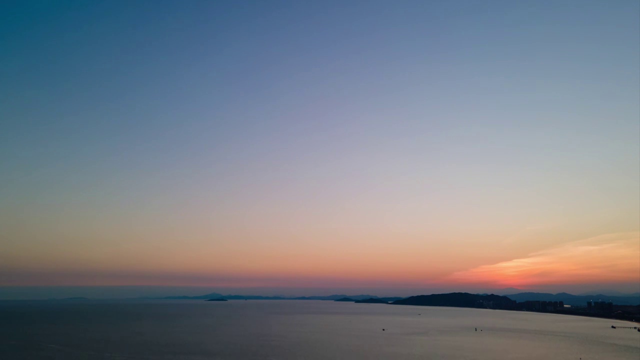 天空日落延时视频素材