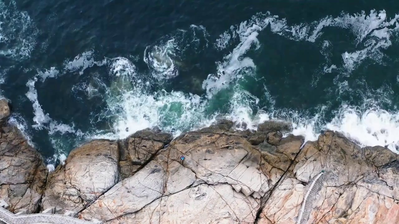 广东阳江海陵岛海边风光航拍视频素材