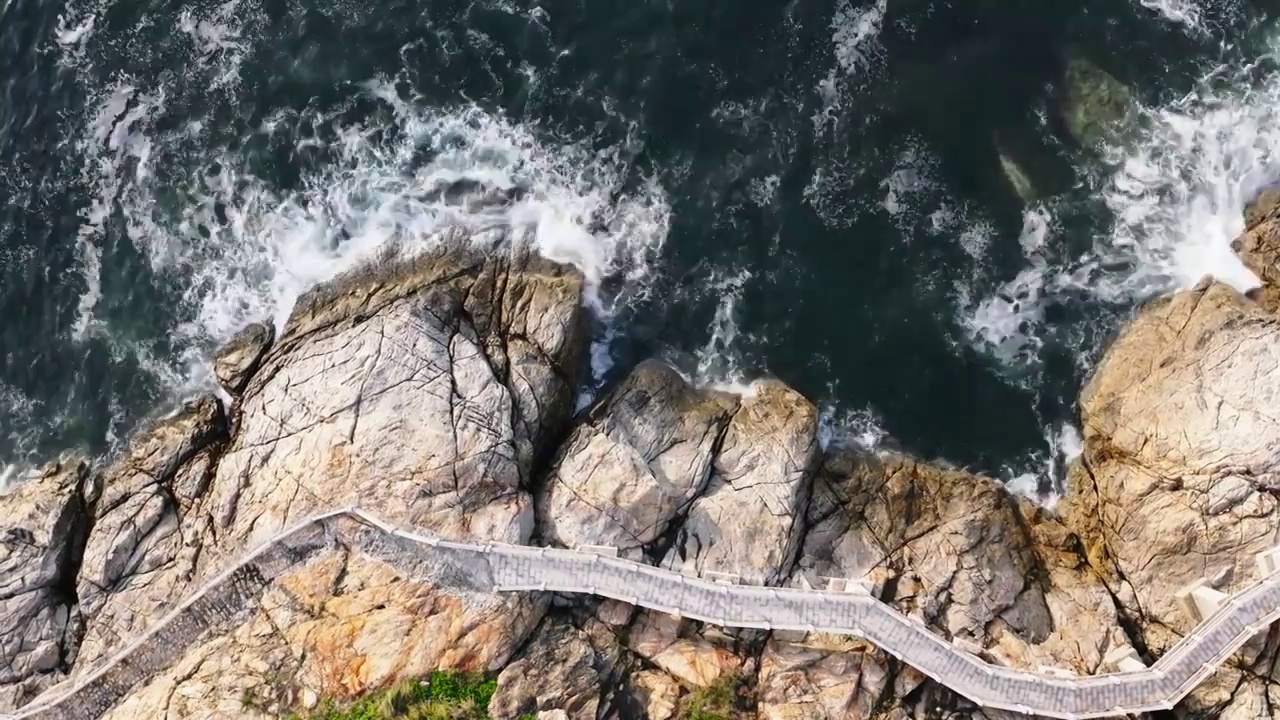 广东阳江海陵岛海边风光航拍视频下载