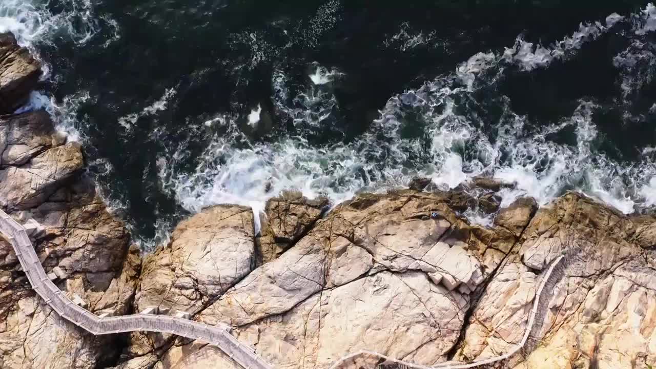 广东阳江海陵岛海边风光航拍视频素材