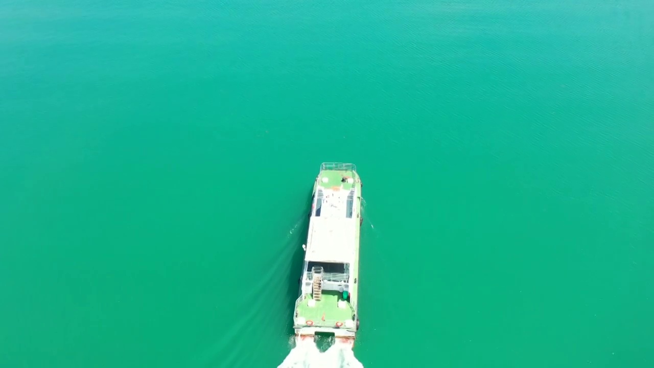 航拍湖南郴州市资兴市东江湖景区视频素材