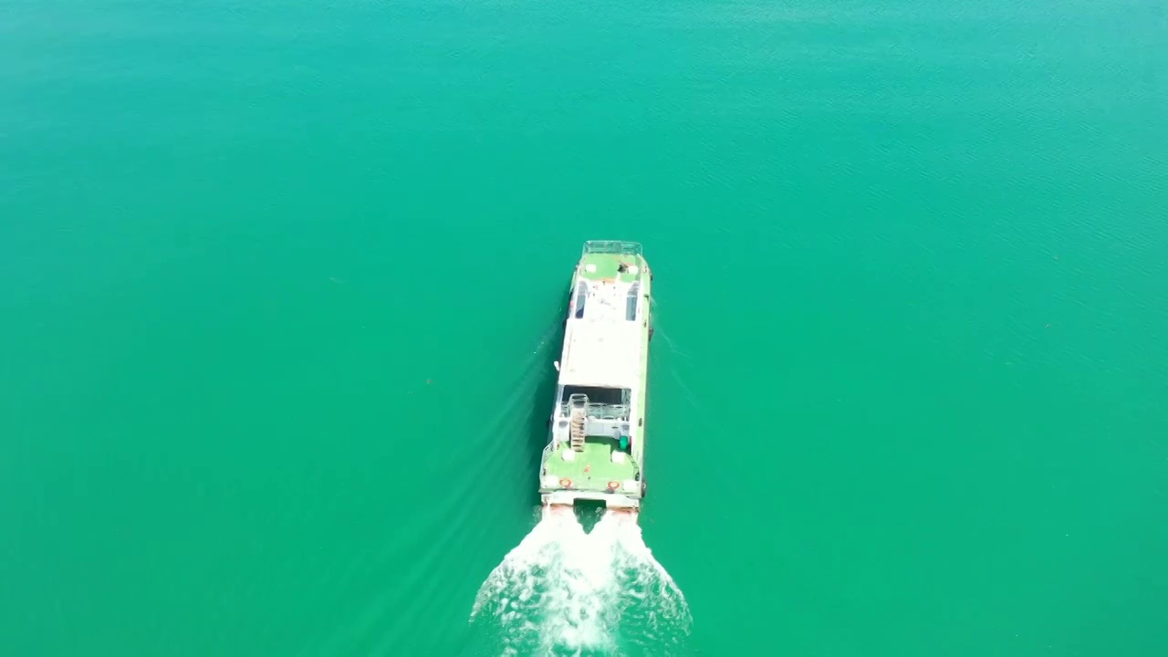 航拍湖南郴州市资兴市东江湖景区视频素材