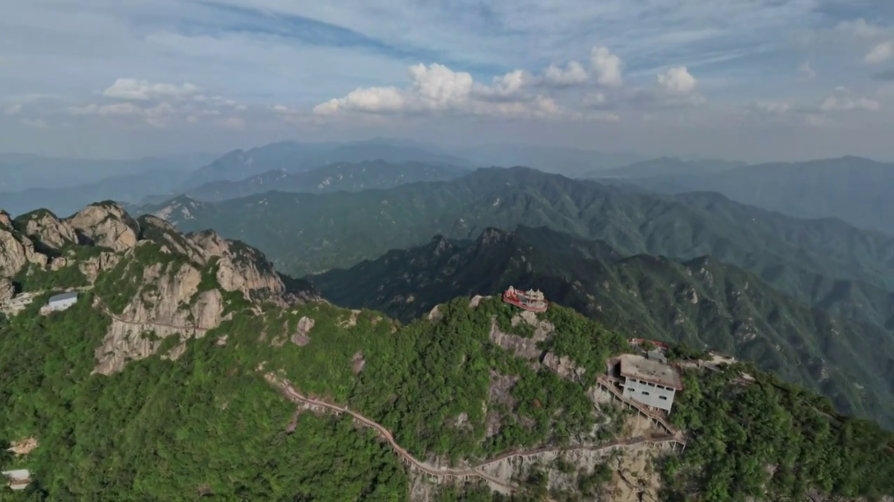 洛阳栾川老君山全景视频素材